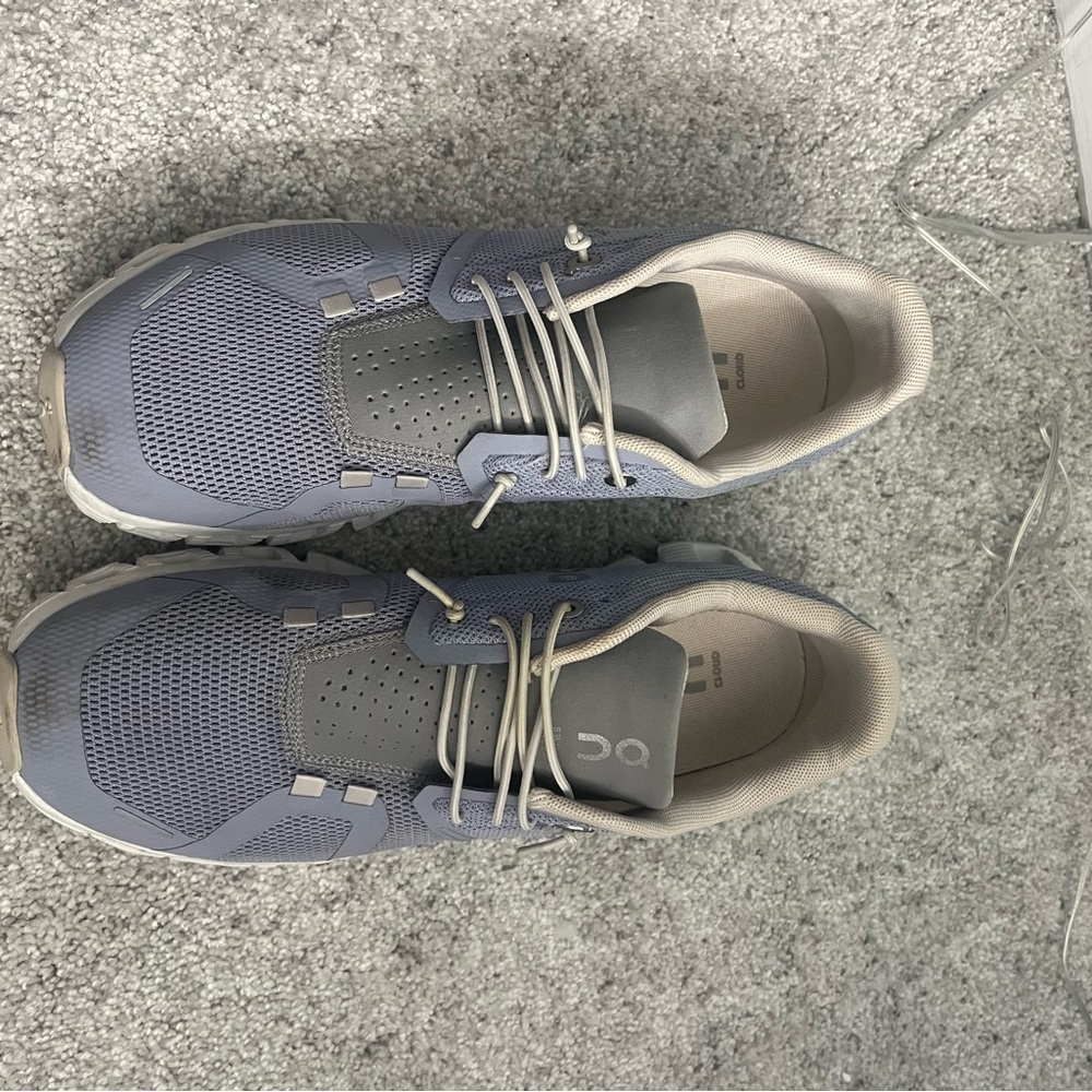 On Running Women’s Blue and Gray Athletic Shoes